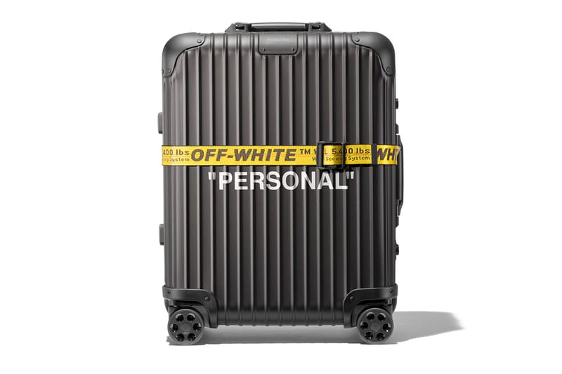 Off-White™ x RIMOWA による第3弾コラボスーツケースの公式ビジュアルが解禁