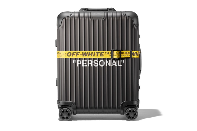 Off-White™ x RIMOWA による第3弾コラボスーツケースの公式ビジュアルが解禁