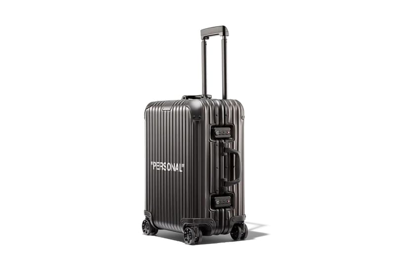 オフホワイト x リモワ Off-White™ x RIMOWA による第3弾コラボスーツケースの公式ビジュアルが解禁 topaz トパーズ HYPEBEAST ハイプビースト