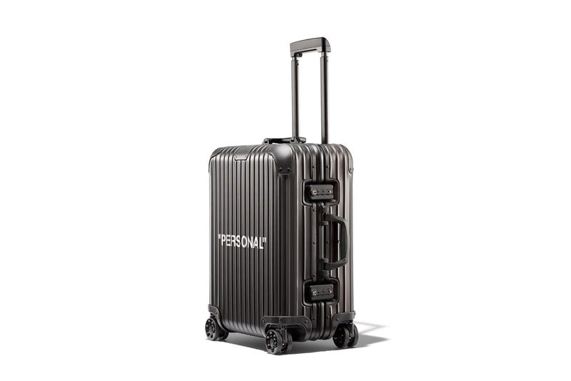 オフホワイト x リモワ Off-White™ x RIMOWA による第3弾コラボスーツケースの公式ビジュアルが解禁 topaz トパーズ HYPEBEAST ハイプビースト