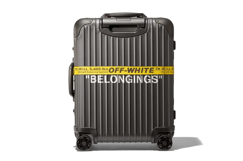 オフホワイト x リモワ Off-White™ x RIMOWA による第3弾コラボスーツケースの公式ビジュアルが解禁 topaz トパーズ HYPEBEAST ハイプビースト