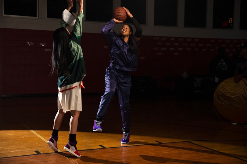 マヤ・ムーア　アレイリ・メイ　エアジョーダン　ジョーダン ブランド コラボレーション　スタイリスト　バスケットボール選手 Aleali May Maya Moore Jordan Brand Air Jordans AIr Jordan 1 Court Lux Air Jordan 10 Court Lux release info stockist 