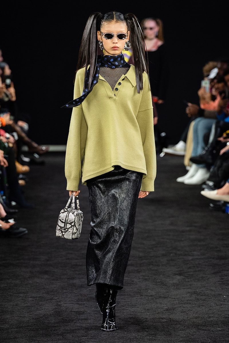 アレキサンダーワン　プレフォールコレクション　Alexander Wang Pre-Fall 2019 Runway Collection presentation new york city look style bag denim collection 2