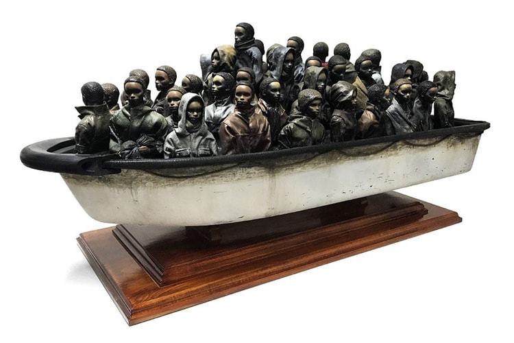 Banksy が自身の作品 “Dream Boat” を景品としたチャリティーキャンペーンを開催