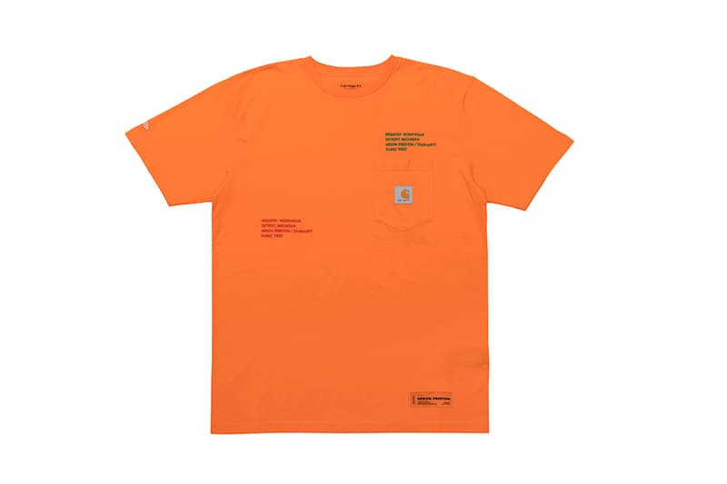 ヘロン プレストン カーハート WIP 発売日 ジャケット パンツ Tシャツ オンライン リリース Heron Preston Carhartt WIP