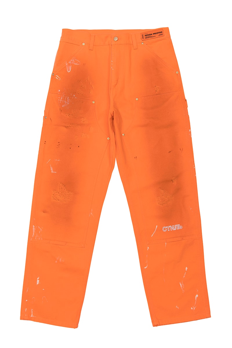 ヘロン プレストン カーハート WIP 発売日 ジャケット パンツ Tシャツ オンライン リリース Heron Preston Carhartt WIP 