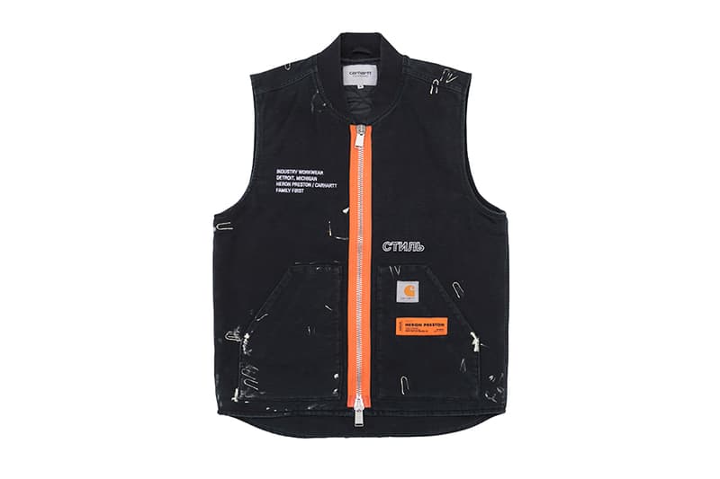 ヘロン プレストン カーハート WIP 発売日 ジャケット パンツ Tシャツ オンライン リリース Heron Preston Carhartt WIP