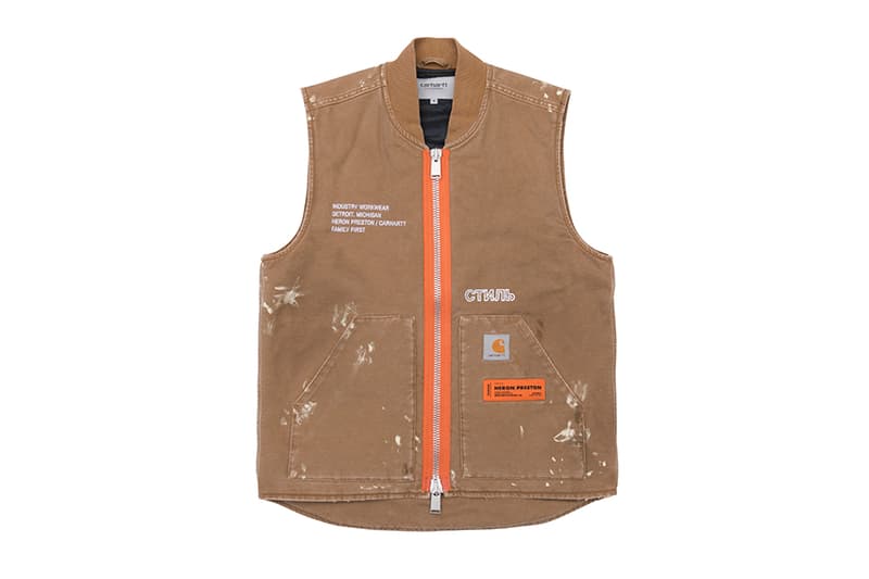 ヘロン プレストン カーハート WIP 発売日 ジャケット パンツ Tシャツ オンライン リリース Heron Preston Carhartt WIP