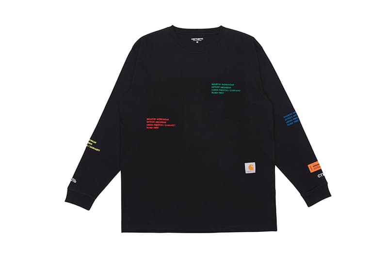 ヘロン プレストン カーハート WIP 発売日 ジャケット パンツ Tシャツ オンライン リリース Heron Preston Carhartt WIP
