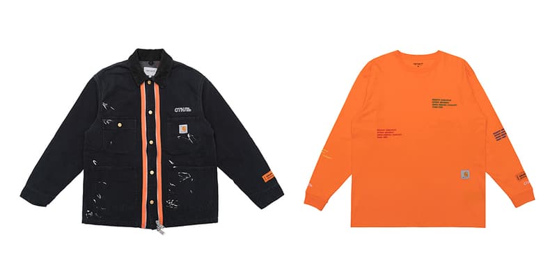 ヘロン プレストン カーハート WIP 発売日 ジャケット パンツ Tシャツ オンライン リリース Heron Preston Carhartt WIP
