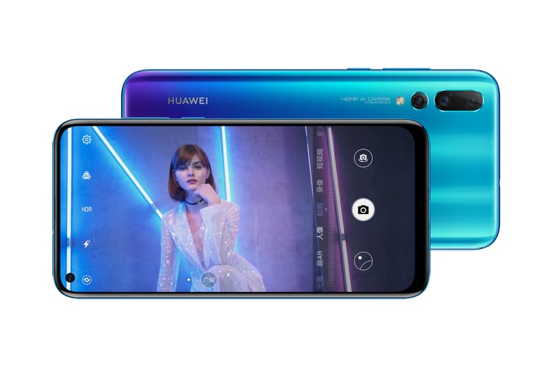 Huawei ファーウェイ 世界初 穴あき ディスプレイ 搭載 ノバ NOVA スマホ スマートフォン 端末 Nova 4 