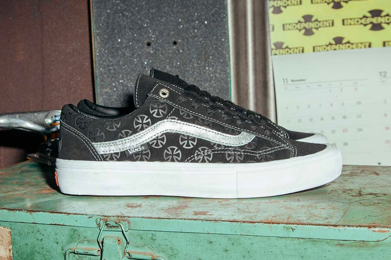 インディペンデント　ヴァンズ　スニーカー　コラボモデル　Independent Vans Style 36 Pro Release Date collab december 2018 black white silver sneaker 40 anniversary