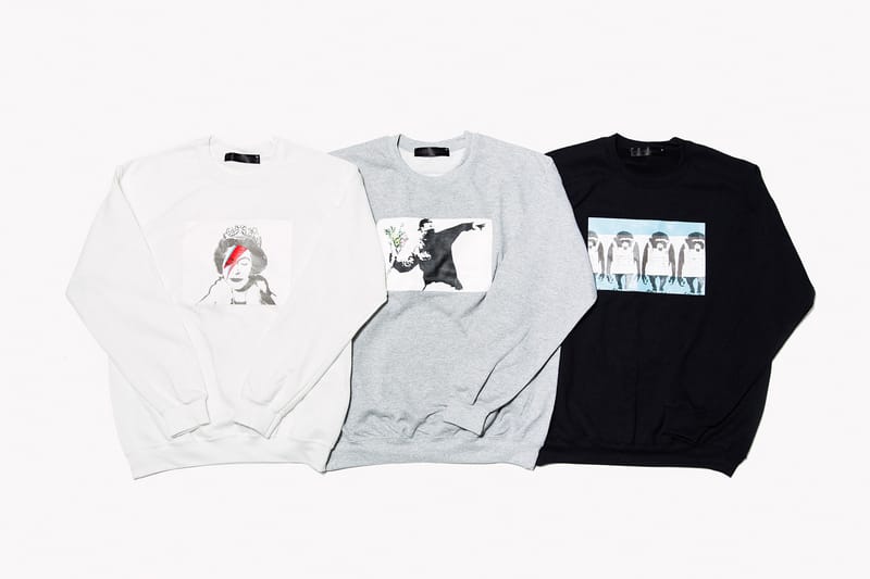 JOINT WORKS 新宿店が Banksy の有名作品3つをモチーフとした新作アイテムを発表