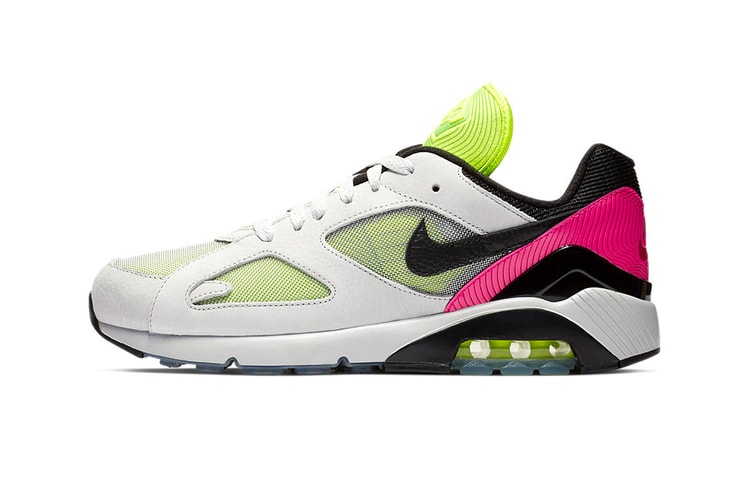 レトロなシルエットが今なお人気を博す Nike Air Max 180 に華やかな最新カラーが登場