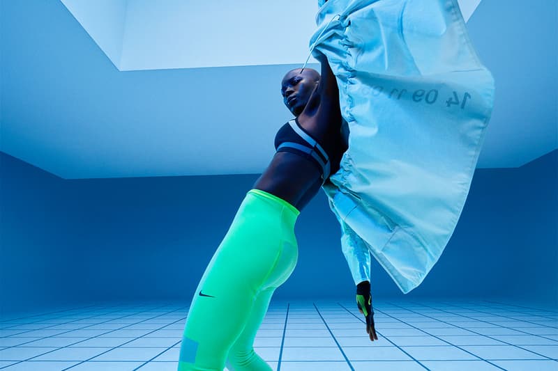  ナイキ　テックパック　ルックブック　nike spring 2019 tech pack sportswear fashion lookbook jacket coat shorts hoodie tights sports bras