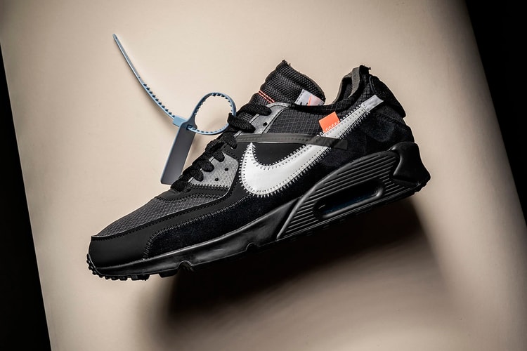 Off-White™️ x Nike による Air Max 90 “Black” の発売情報をキャッチ