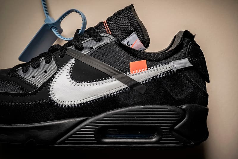 オフホワイト x ナイキ ヴァージル・アブロー virgil abloh Off-White™️ x Nike による Air Max 90 “Black” の発売情報をキャッチ