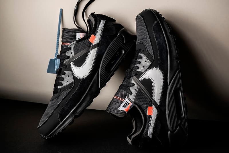 オフホワイト x ナイキ ヴァージル・アブロー virgil abloh Off-White™️ x Nike による Air Max 90 “Black” の発売情報をキャッチ