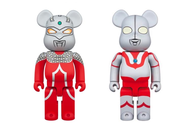 Medicom Toy よりウルトラマンとウルトラセブンに変身した BE@RBRICK が登場