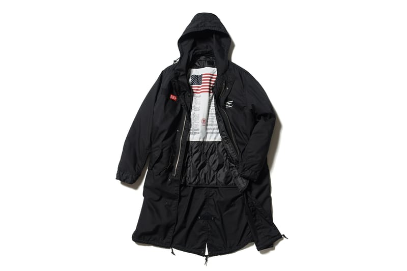 uniform experiment より2019年初売りアイテムとして Alpha Industries とのコラボモッズコートが登場