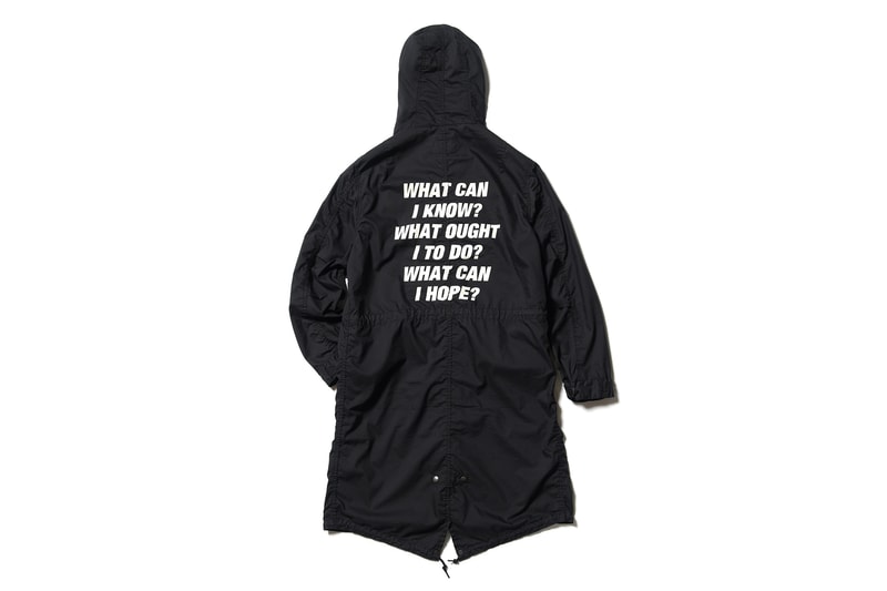 uniform experiment 2019年 初売り アイテム Alpha Industries コラボ モッズコート