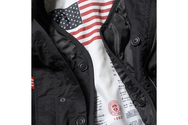 uniform experiment 2019年 初売り アイテム Alpha Industries コラボ モッズコート