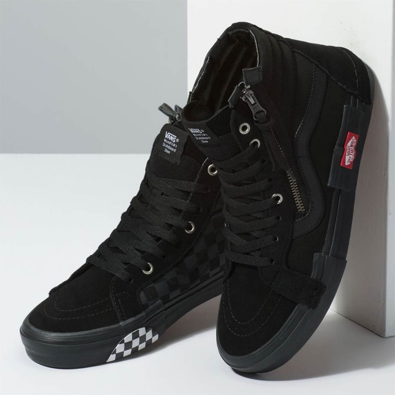 ヴァンズ スケートハイ スケハイ Vans Sk8-Hi スニーカー ブラック 再構築 DIY オンライン ウェブ 販売
