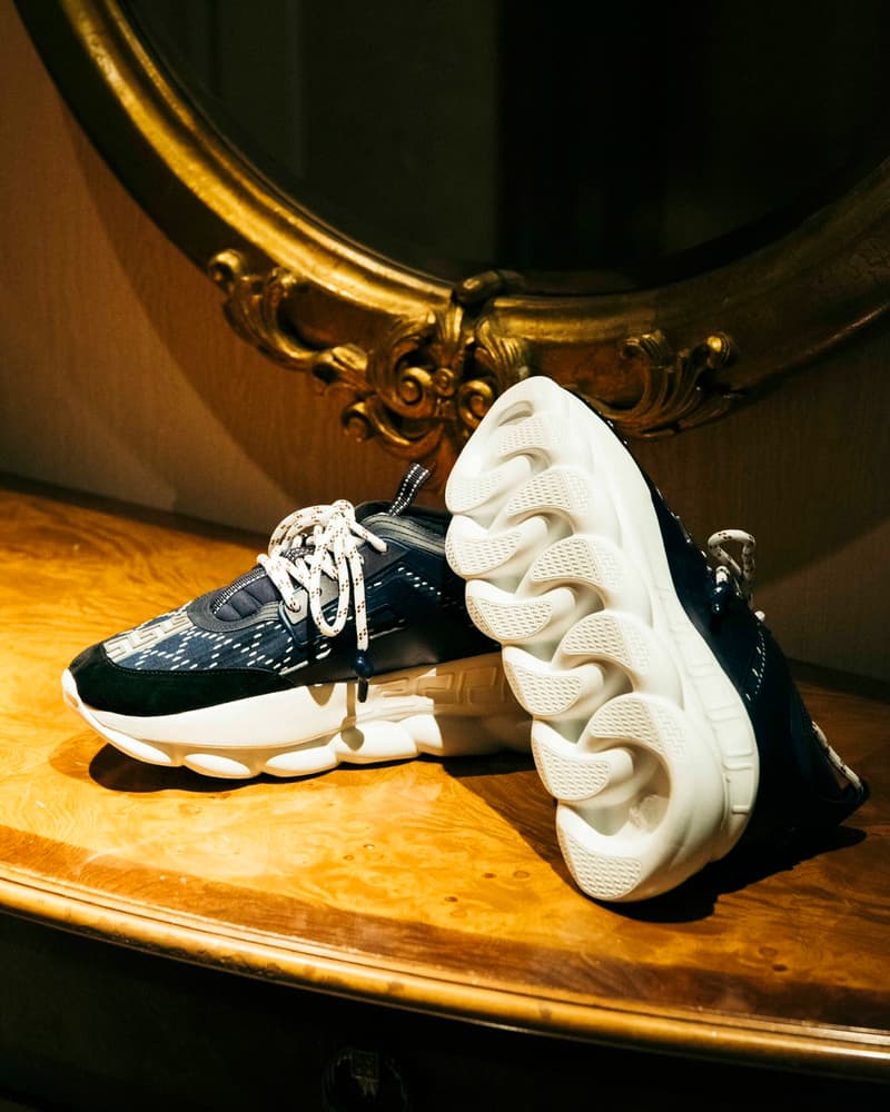 ヴェルサーチ チェーン リアクション ユナイテッドアローズ アンド サンズ UNITED ARROWS & SONS Versace ヴェルサーチェ Chain Reaction スニーカー オンライン コラボ