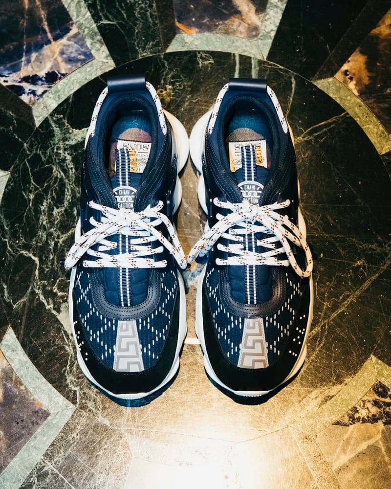 ヴェルサーチ チェーン リアクション ユナイテッドアローズ アンド サンズ UNITED ARROWS & SONS Versace ヴェルサーチェ Chain Reaction スニーカー オンライン コラボ