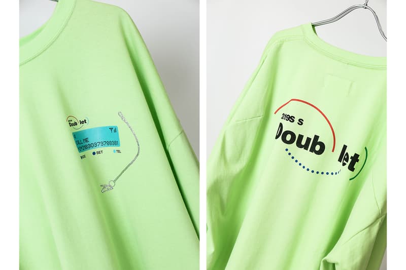 WISM ダブレット doublet ウィズム 通信企業 パロディ ロゴ コラボ ロンT