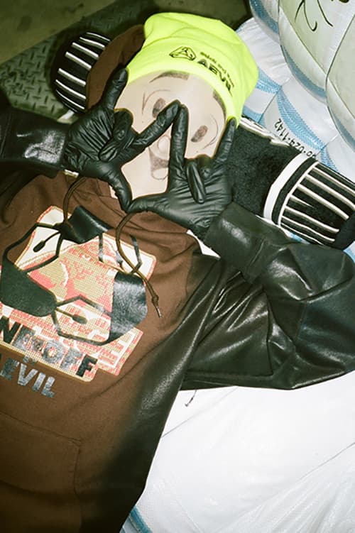 エクストララージ エイビル ラベルズ リメイク XLARGE ONE OFF by AEVIL LABELS フーディ シャツ