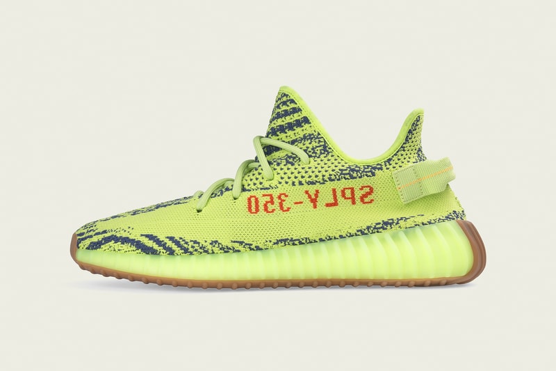 YEEZY BOOST 350 V2 kanye カニエ west ウエスト セミフローズン Semi Frozen Yellow 再販 イエロー 黄色
