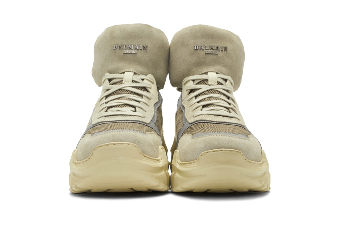 バルマン Joan スニーカー チャンキースニーカー ハイトップスニーカー Balmain Joan Sneakers Release Info Date Beige Chunky Boot