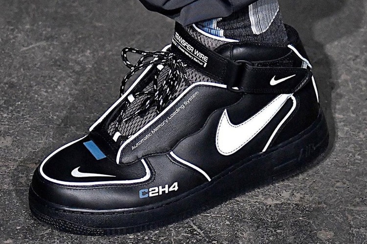 新鋭LAレーベル C2H4 が Nike Air Force 1 のコラボモデルを発表