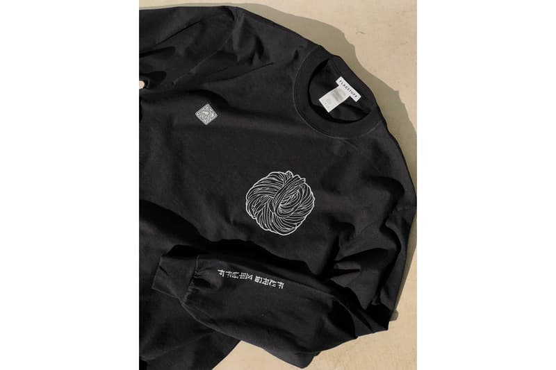 麺散 Tシャツ フラグスタフ コラボ うどん 原宿 ランチ F-LAGSTUF-F VERDY