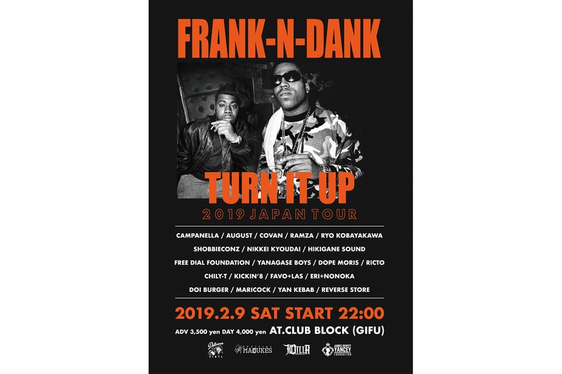 フランクンダンク Frank-N-Dank 日本ツアー