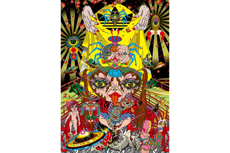 田名網敬一 x adidas Originals の新作個展が NANZUKA で開催決定