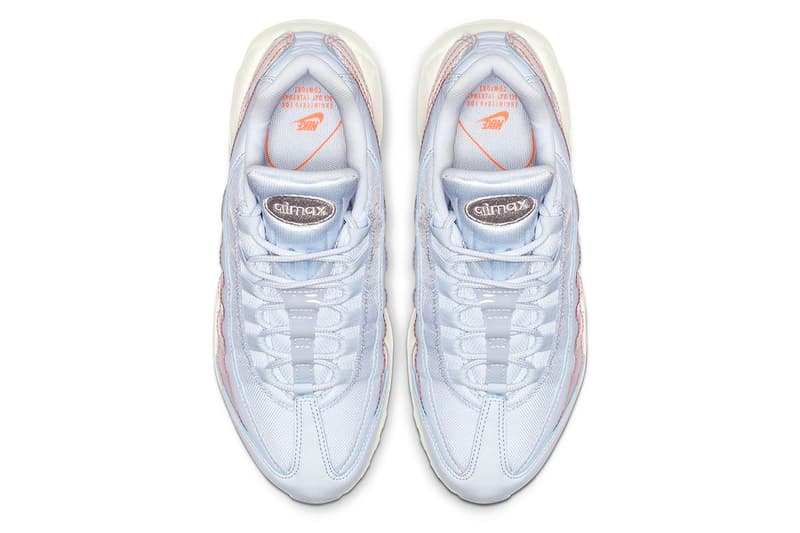 ナイキ エアマックス 半透明 アッパー Nike Launches Women's-Only Translucent Air Max 95 drop release date info images price sportswear half blue orange