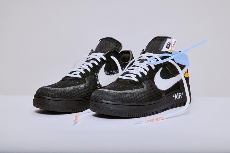 オフホワイト x ナイキ エアフォース 1  Off-White™️ x Nike Air Force 1 “Volt” & “Black” の再販が決定