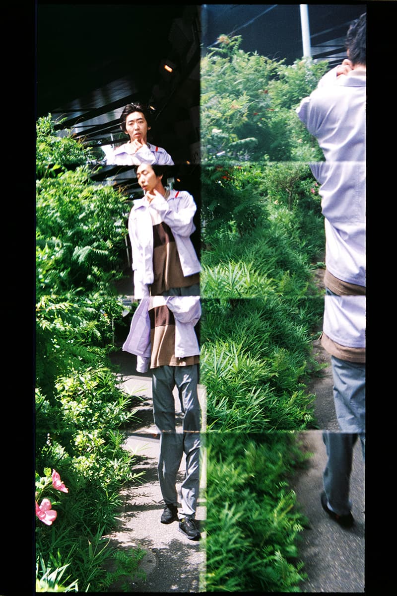 フィンガリン ルックブック PHINGERIN Spring/Summer 2019 Lookbook 柄本時生 camouflage vest Japan accessories sweat sweatshirt sweatpants trousers jacket outerwear baghead hats red pants tee tshirt silk tang suit jacket bomber