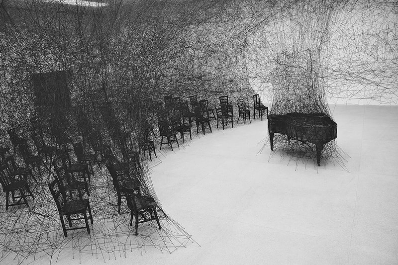 塩田千春 展 個展 魂がふるえる 森美術館　Shiota Chiharu　exhibition mori art museum