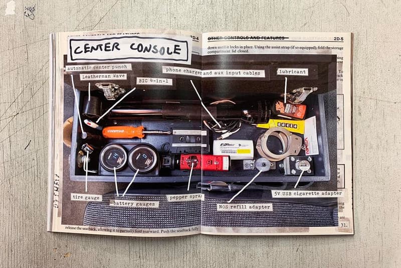 トム・サックス Tom Sachs Caprice Owners Manual Second Edition Release buy info details pages 2019 preview cover contents