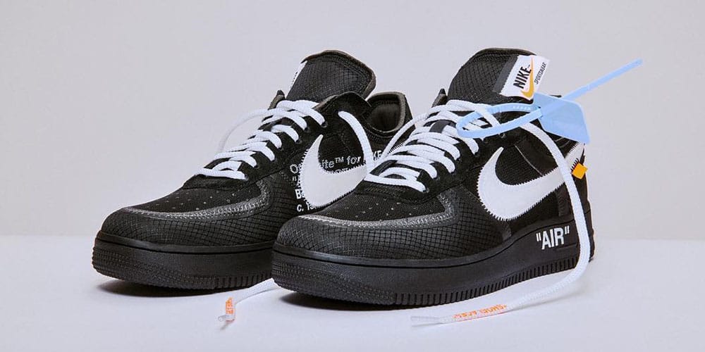 nike off white black and volt