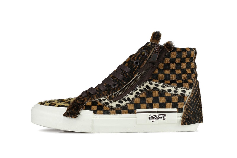 ヴァンズ　Vans Patches Iconic Sk8-Hi With Different Animal Fur release drop date images info price leopard skin pony hair cheetah tiger strips high top skate sneakers footwear