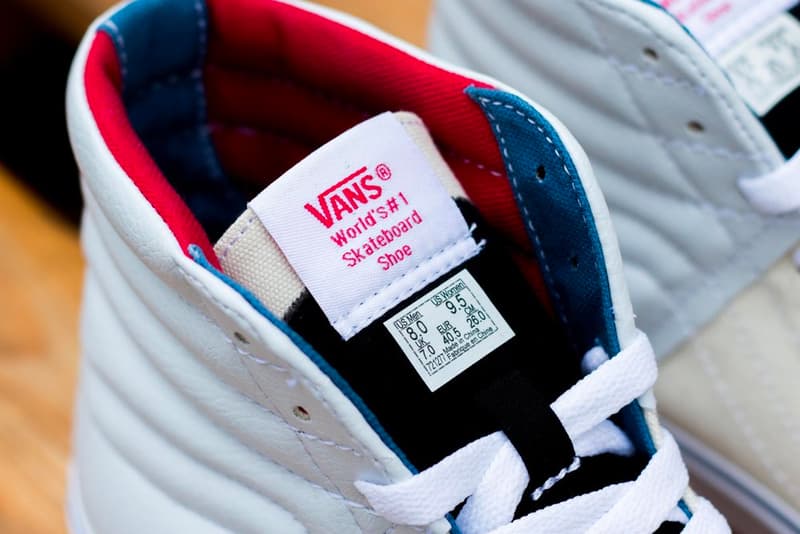 ヴァンズ　スケートハイ　スニーカー　Vans Sk8 Hi Inside Out Release Info Date white sail red blue インサイドアウト　ハイプビースト