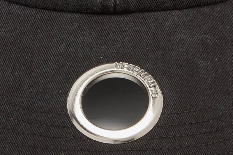 ヴェトモン リーボック キャップ オンライン Vetements Reebok Metal Eyelet Cap Release Info Date Black White MATCHESFASHION.COM demna gvasalia