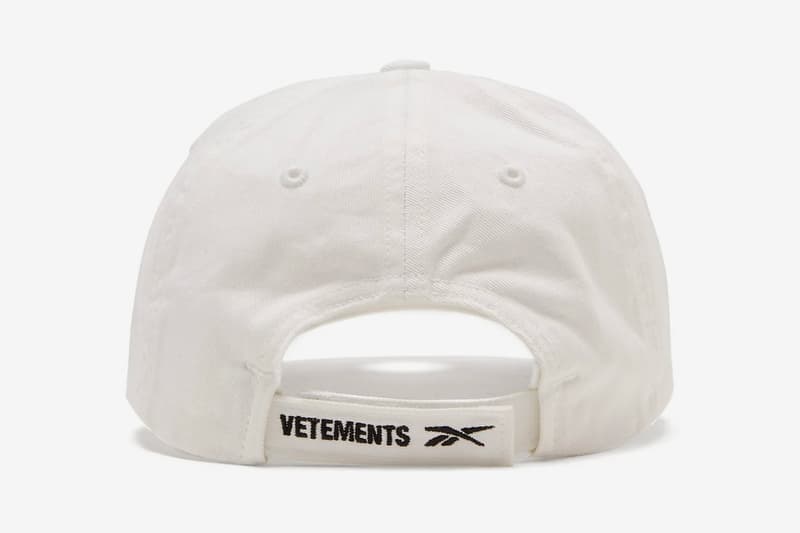 ヴェトモン リーボック キャップ オンライン Vetements Reebok Metal Eyelet Cap Release Info Date Black White MATCHESFASHION.COM demna gvasalia