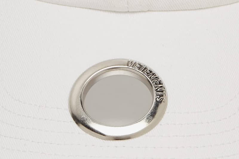 ヴェトモン リーボック キャップ オンライン Vetements Reebok Metal Eyelet Cap Release Info Date Black White MATCHESFASHION.COM demna gvasalia
