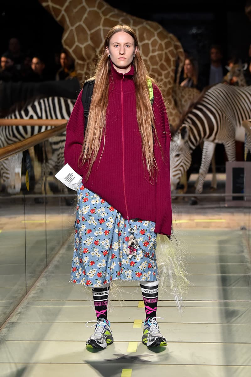 Latest Vetements x Reebok Sneakers Surface During FW19 Runway Show info images premium running