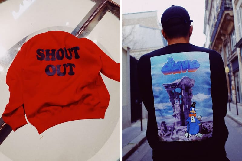 グラフィックアーティスト2名を招聘した WISM x Dunno の別注スウェットシャツがリリース